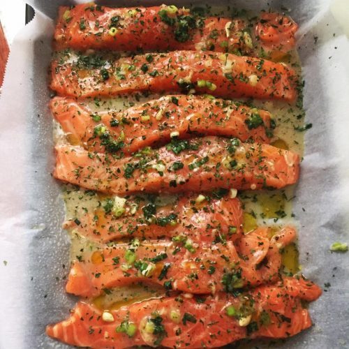 Honey Garlic Salmon 